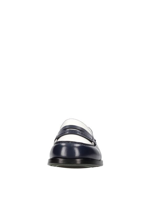 Mocassins en cuir GREEN GEORGE | 266 212 ABRASIVATO92BIANCO-BLU